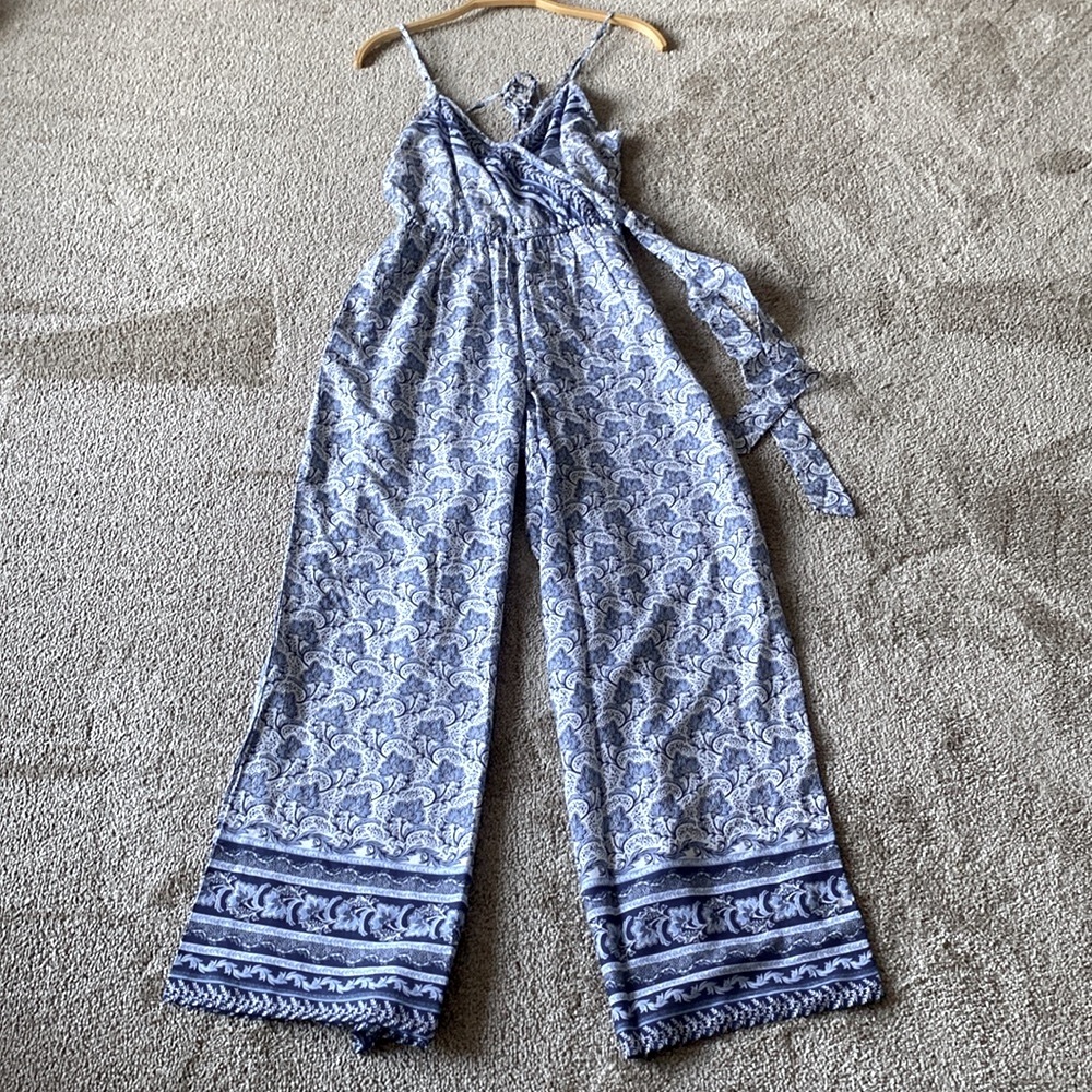 NWOT Japna Paisley Summer Wide Leg Jumpsuit